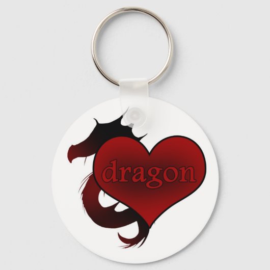 Love My Dragon Sleutelhanger (Voorkant)
