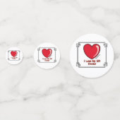 Love My ER Doctor Confetti (Achterkanten)