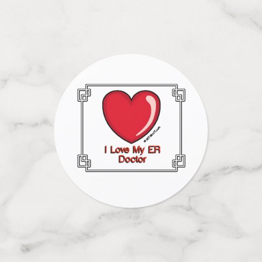 Love My ER Doctor Confetti (Kleine voorkant)