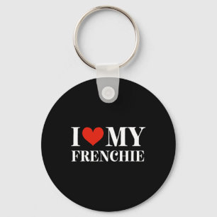 Love My Frenchie Sleutelhanger