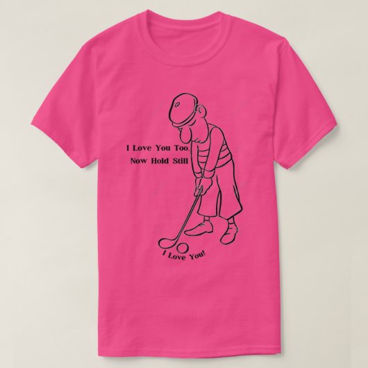 Love My Golf Ball T-shirt (Design voorkant)