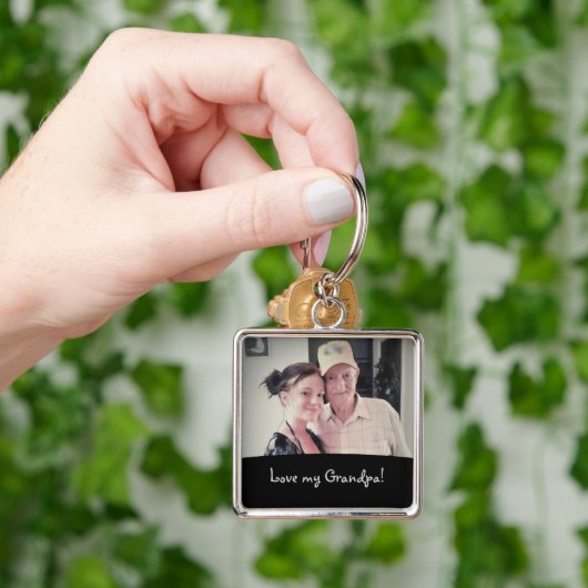 Love My Grandpa: Afbeelding Sleutelhanger (Hand)