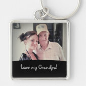 Love My Grandpa: Afbeelding Sleutelhanger (Voorkant)