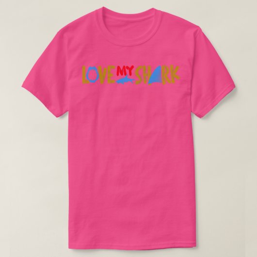 Love My Haai T-shirt (Design voorkant)
