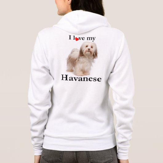 Love My Havanese Hoodie (Achterkant)