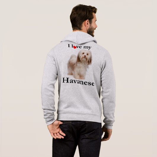 Love My Havanese Hoodie (Achterkant volledig)