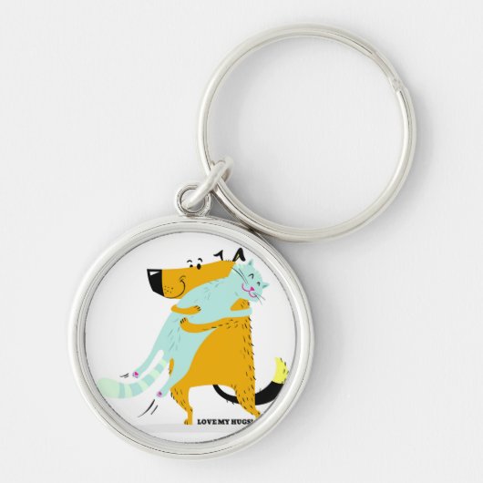 Love My Hugs Sleutelhanger (Voorkant)