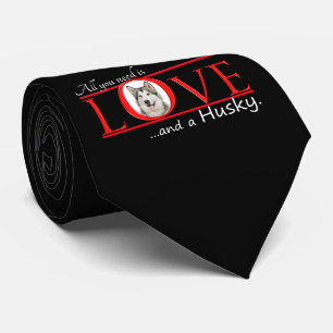 Love My Husky Stropdas
