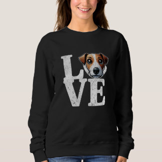 LOVE My Jack Dog Terrier Russell Grappige Vintage Trui
