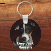 Love My Jack Russell Sleutelhanger (Voorkant)