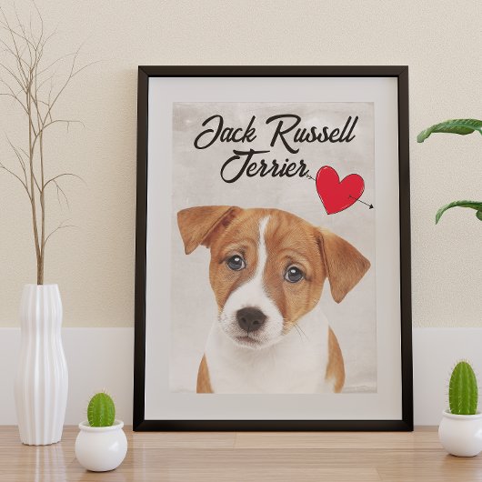 Love My Jack Russell Terrier Perfect Poster