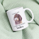 Love My Labradoodle Dog Koffiemok<br><div class="desc">Dit ontwerp kan op het gebied worden gepersonaliseerd dat door de foto en/of tekst te veranderen wordt verstrekt. Of het kan worden aangepast door te klikken deze Sjabloon personaliseert en dan de klik te kiezen om verdere optie aan te passen en de kleur van de achtergrond te schrappen of te...</div>