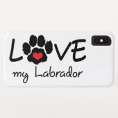Love My Labrador Case-Mate iPhone Case (Achterkant (horizontaal))