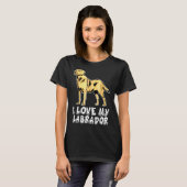 Love My Labrador T-shirt (Voorkant volledig)