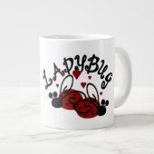 Love My Ladybug - Jumbo Mok (Voorkant rechts)