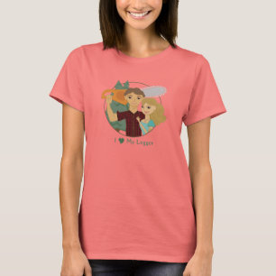 Love My Logger Ringer T-shirt