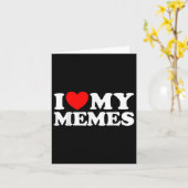 Love My Memes Funny Meme Creator Online Kaart (Gele Bloem)
