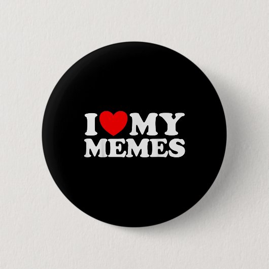 Love My Memes Funny Meme Creator Online Ronde Button 5,7 Cm (Voorkant)