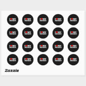 Love My Memes Funny Meme Creator Online Ronde Sticker (Vel)