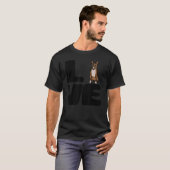 Love My Miniature Bull Terrier Dog T-shirt (Voorkant volledig)