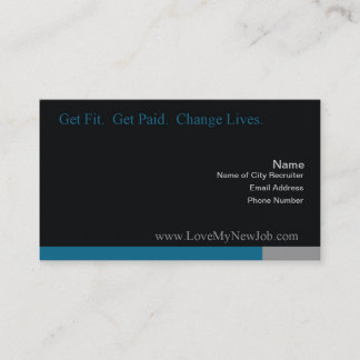 Love My New job Biz Card Visitekaartje