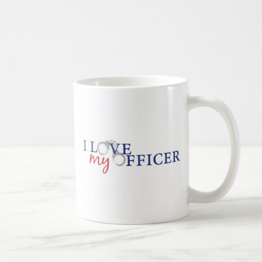 Love My Officer Koffiemok (Rechts)