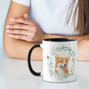 Love My Pembroke Corgi Wreath Mok