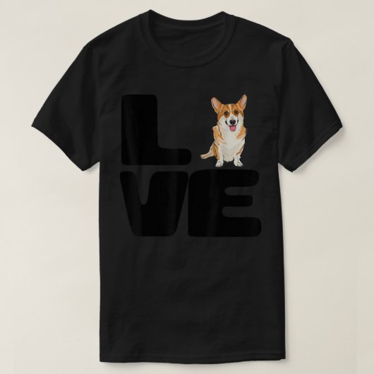 Love My Pembroke Welsh Corgi Dog Lover Gift 785 T-shirt (Design voorkant)