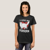 Love My Persian Cat Pet Animals Cats Owner Graphi T-shirt (Voorkant volledig)