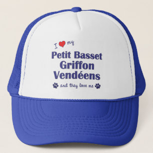 Love My Petit Basset Griffon Vendeens (Multi Dogs) Trucker Pet