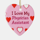 Love My Physician Assistant Keramisch Ornament (Rechts)