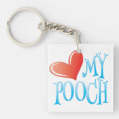 Love My Pooch Sleutelhanger (Voorkant)