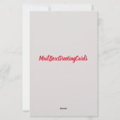 Love My Poodle Briefpapier (Achterkant)