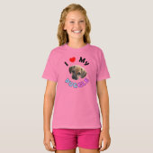 Love My Puggle Kinder Shirt (Voorkant volledig)