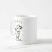 Love My Pup Mug – Cute Dog Illustration with Maroo Koffiemok (Voorkant links)