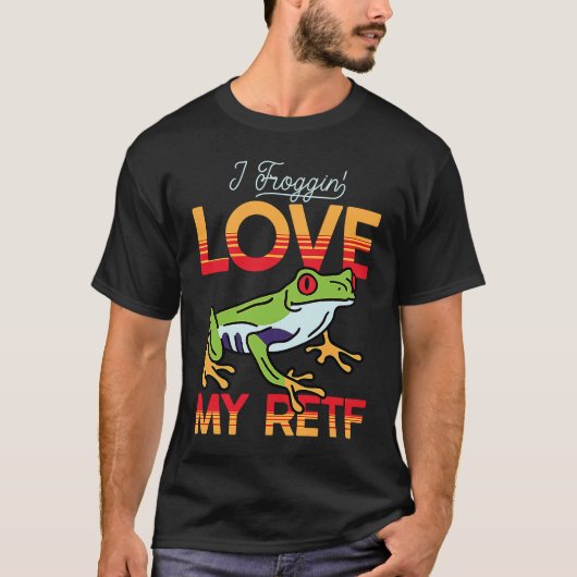 Love My Red Eyed Tree Frog T-shirt (Voorkant)