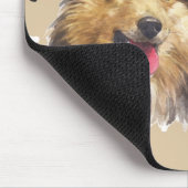 Love My Shetland Sheepdog Pawprint Muismat (Hoek)