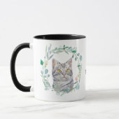 Love My Tabby Cat Kattenkrans Koffie Mok (Links)