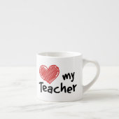 Love My Teacher Espresso Kop (Rechts)