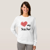Love My Teacher T-shirt (Voorkant volledig)