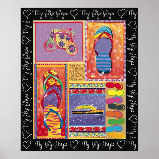 Love-My-Teenslippers-poster Poster (Voorkant)