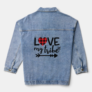 Love My Tribe Custom Vrouwen Denim Jacket