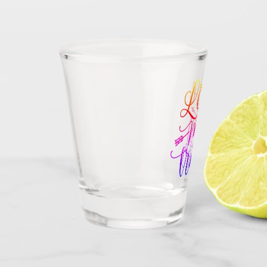 Love My Tribe Meisjesuitstap Shotglas Shot Glas (Links)