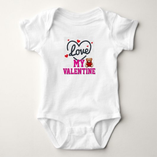 Love My Valentine Day Bodysuit (Voorkant)