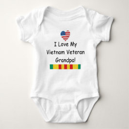 Love My Vietnam Veteran Grandpa Bodysuit