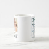 Love My Wife Heart Photo Koffiemok (Center)