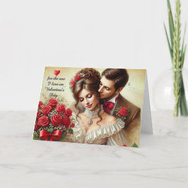 Love my Wife Valentijnsdag Gevouwen Vakantie Kaart