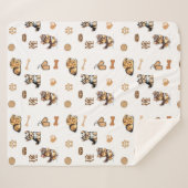 Love My Yorkie Sherpa Deken (Voorkant (horizontaal))