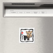 Love My Yorkshire Terrier Magneet (Insitu (Vaatwasser))