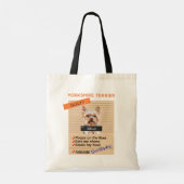 Love My Yorkshire Terrier Ondanks Bad Habits Dog Tote Bag (Achterkant)